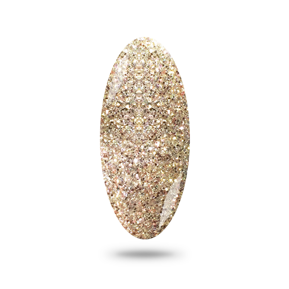 NYK1 Sparkly Gold Glitter Gel Nail Polish