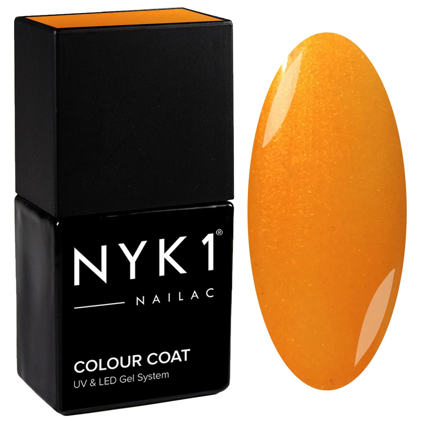 NYK1 Nailac Summer Holiday Yellow Orange Gel Nail Polish