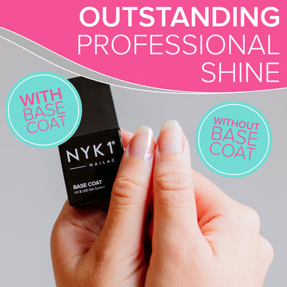 NYK1 Nailac Clear Gel Polish Base Coat