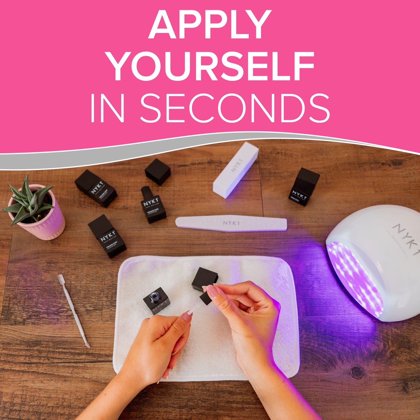 NYK1 Nailac Clear Gel Polish Top Coat