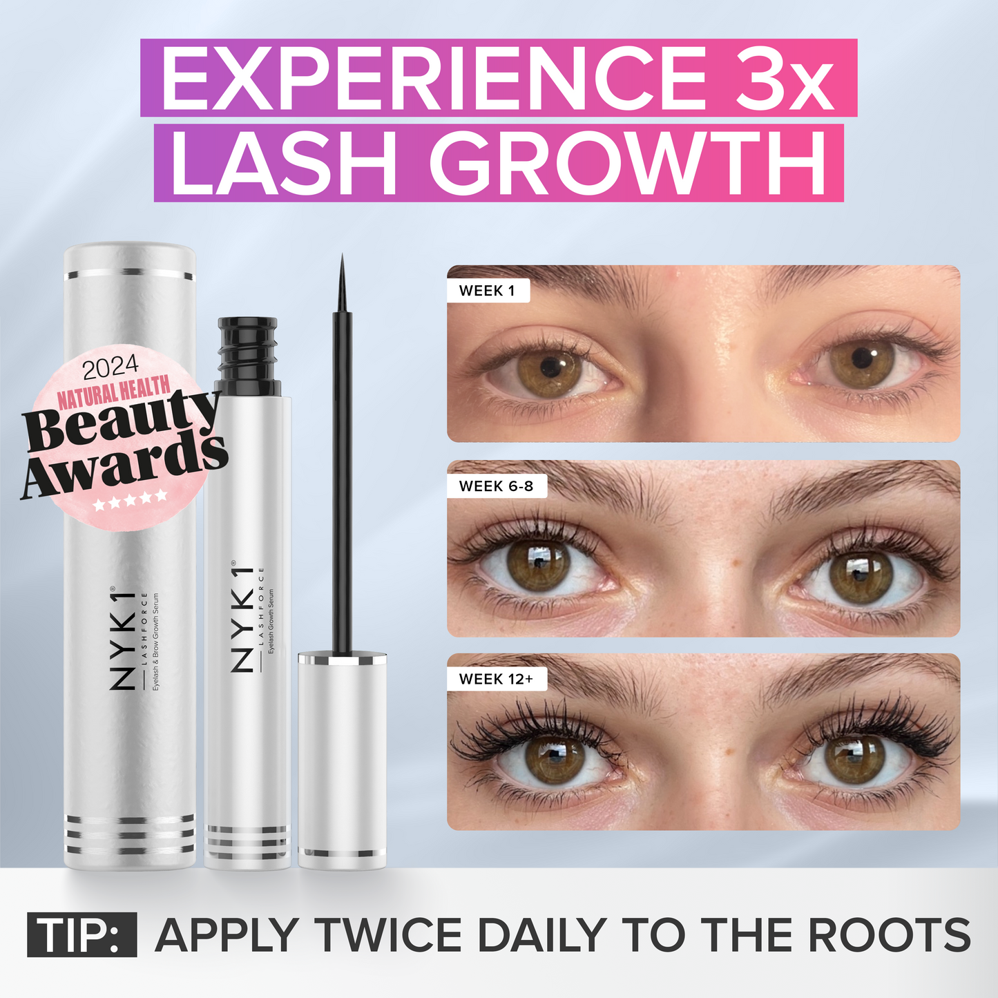 NYK1 MEGA BUNDLE (LashForce & BrowForce & BrowBrush)