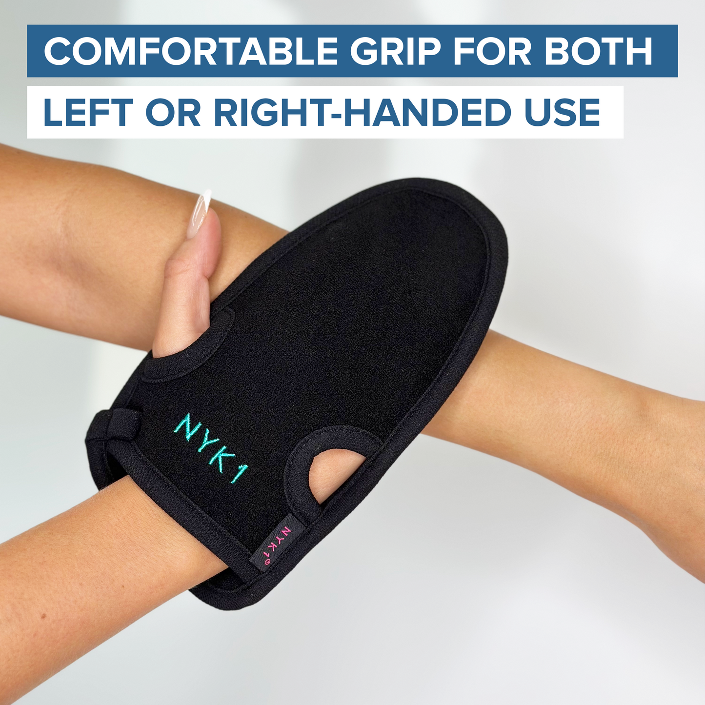 NYK1 Exfolimitt Spa Mitt (Black / Pink)