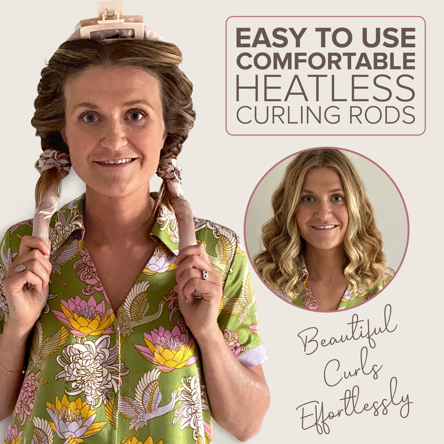 NYK1 Heatless Curlers: 5-Piece Headband Set For Effortless Waves & Curls