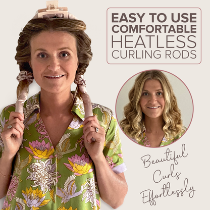 NYK1 Heatless Curlers: 5-Piece Headband Set For Effortless Waves & Curls