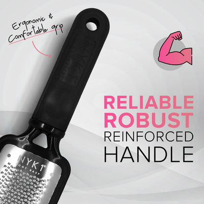 NYK1 MegaFile Foot File Pedicure (Black / Pink) Rasp