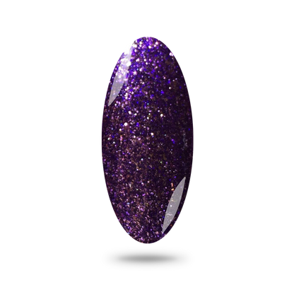 NYK1 Quality Street Purple Glitter Gel Nail Polish
