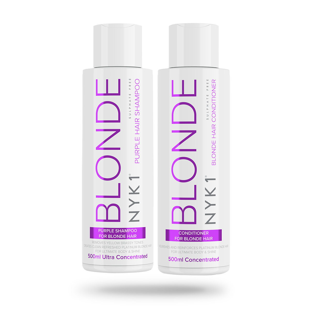 NYK1 Purple Shampoo & Conditioner For Blonde Hair Sulphate Free