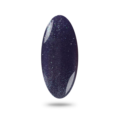 NYK1 Indigo Sparkle Purple Glitter Gel Nail Polish