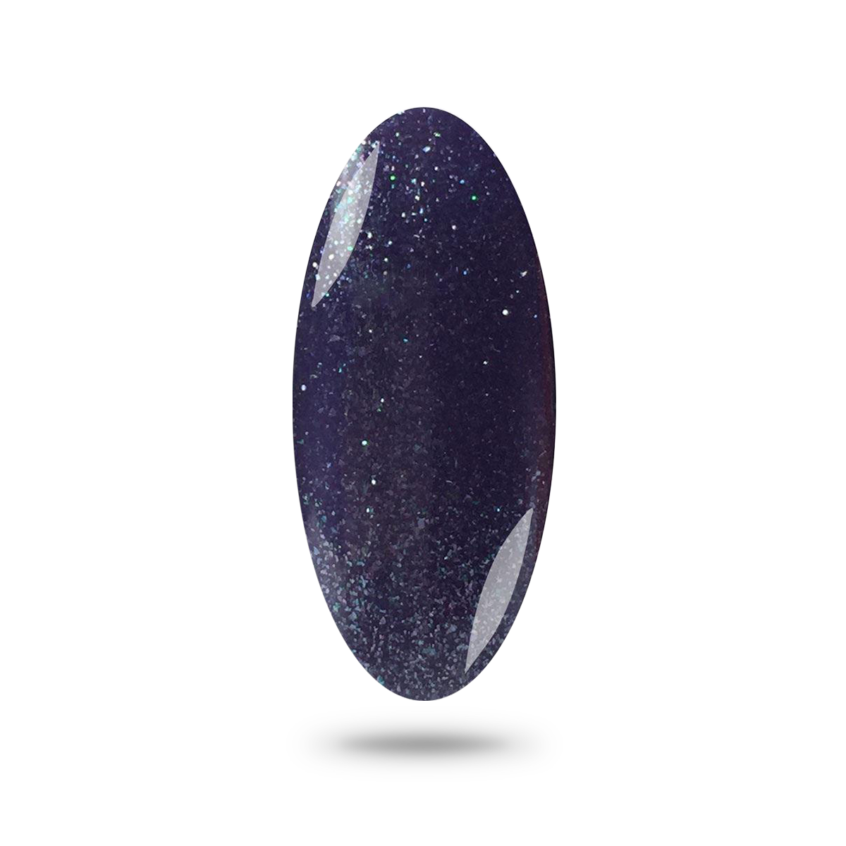 Indigo Sparkle Glitter Gel Nail Polish