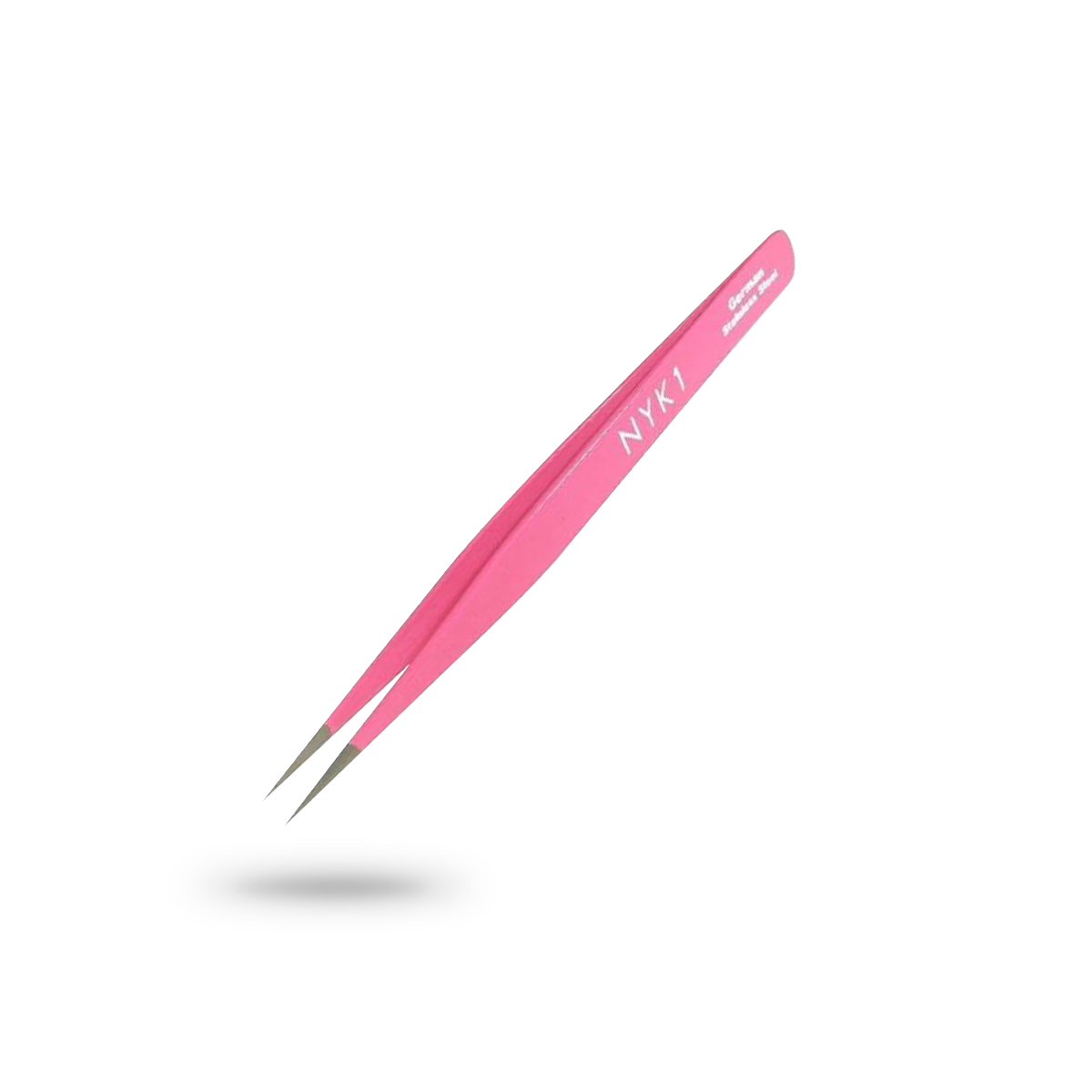 NYK1 Precision Pointy Tweezers (Silver / Pink)