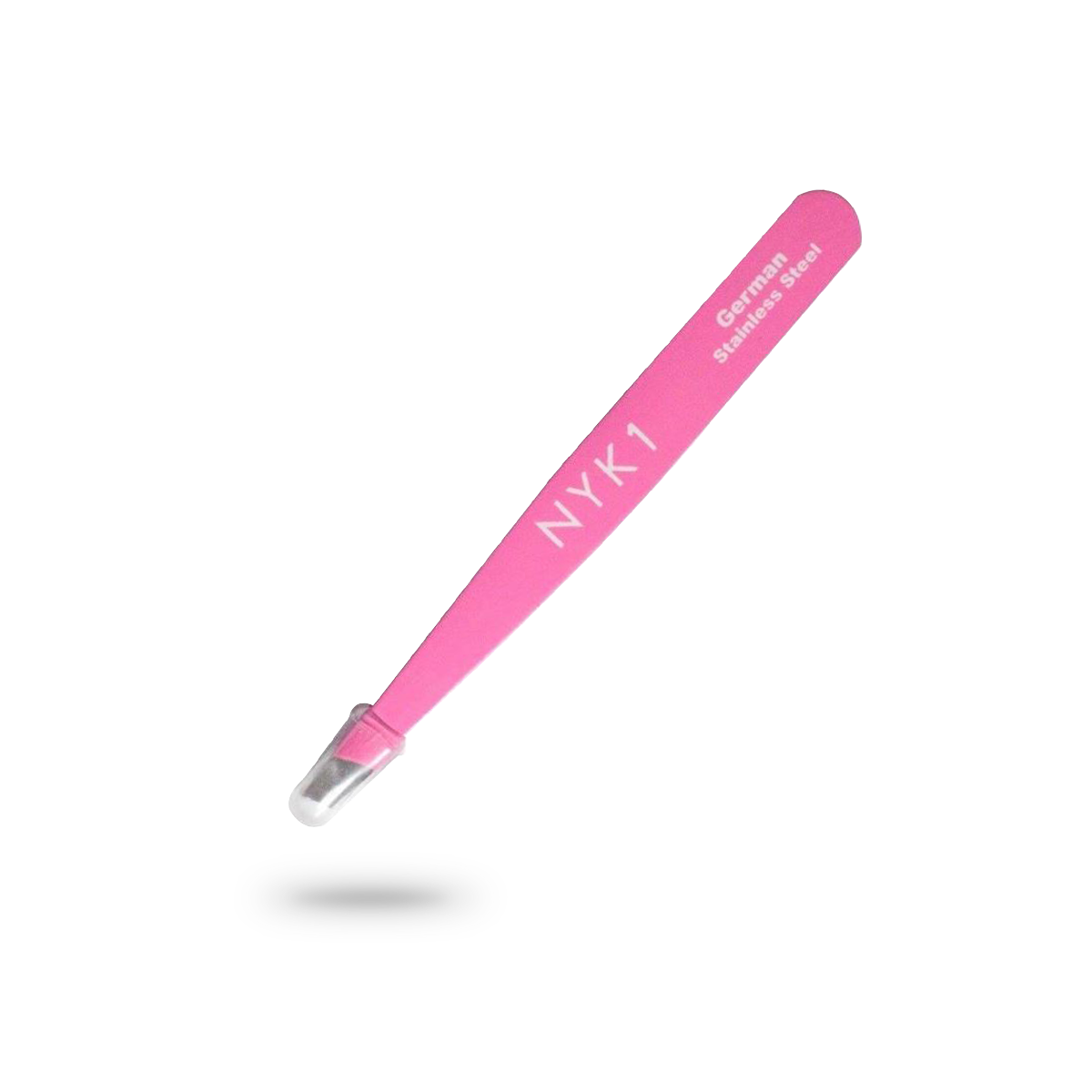 NYK1 Slant Tweezers (Silver / Pink)