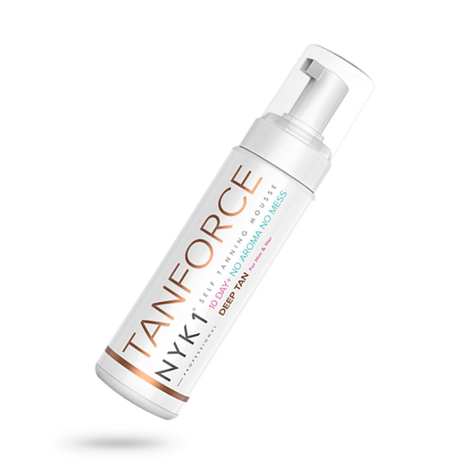 NYK1 TanForce Tan Invisible Body and Face Tanning Foam Mousse