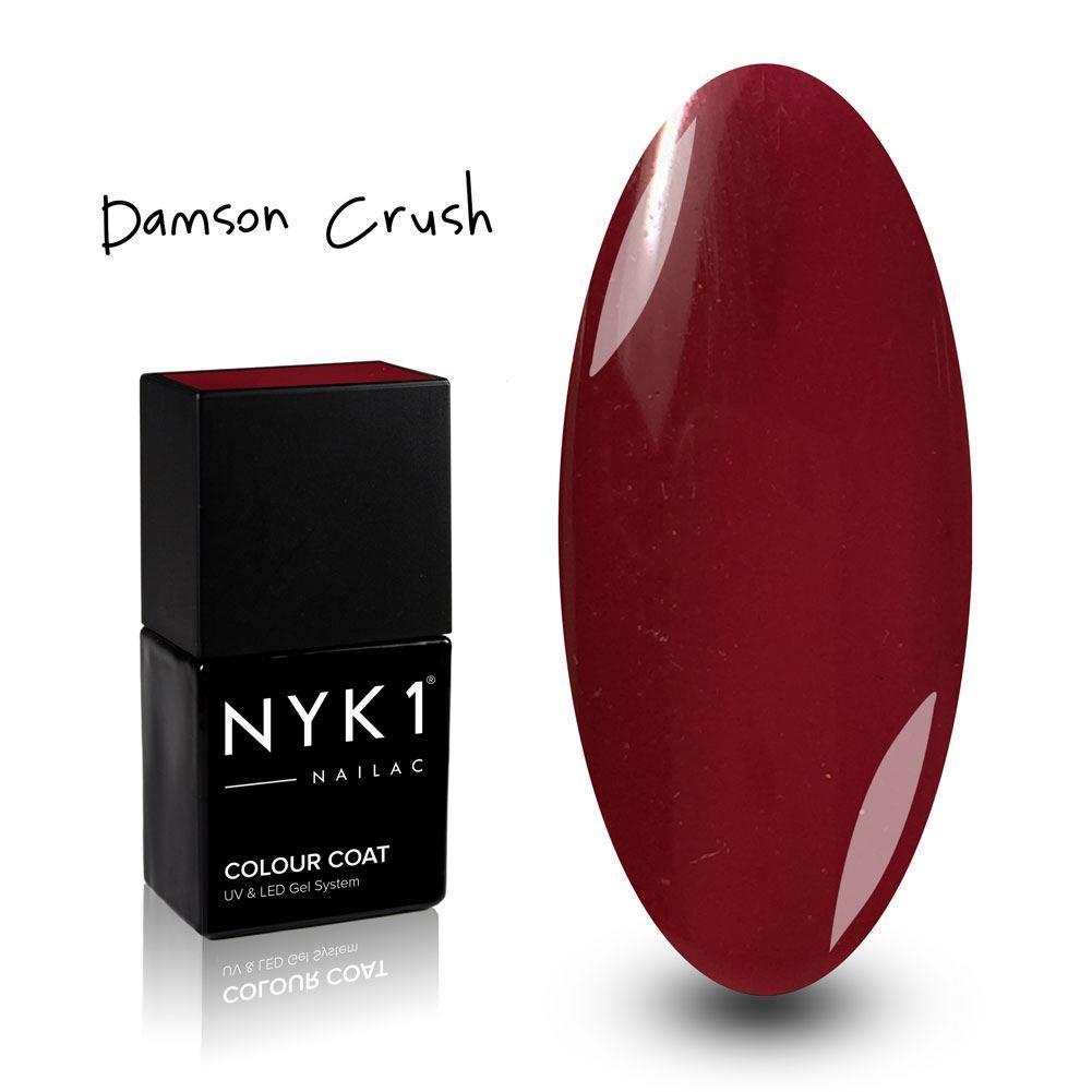 Nailac Damson Crush Dark Red Gel Polish for Nails