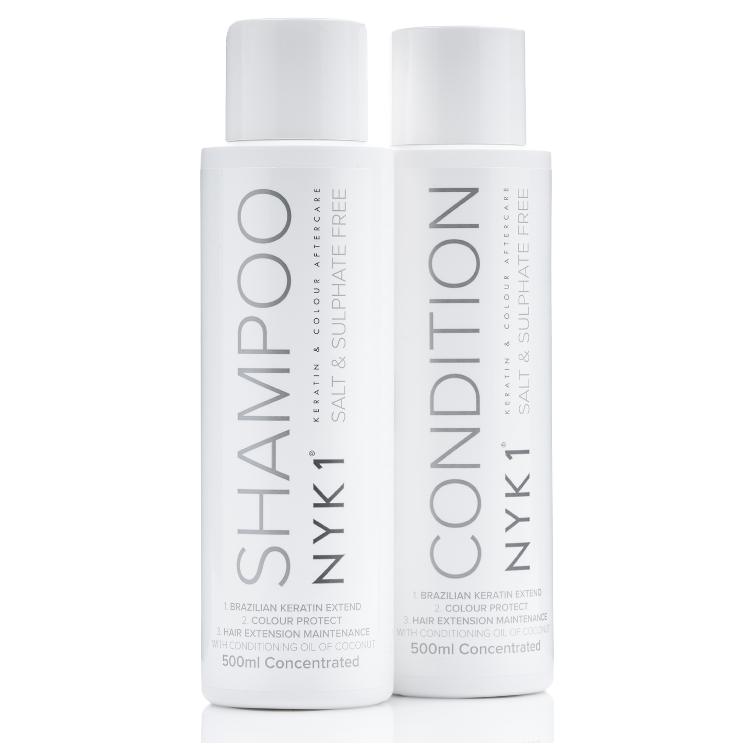 NYK1 Salt Free Sulphate Free Aftercare Shampoo Or Conditioner Keratin Colour
