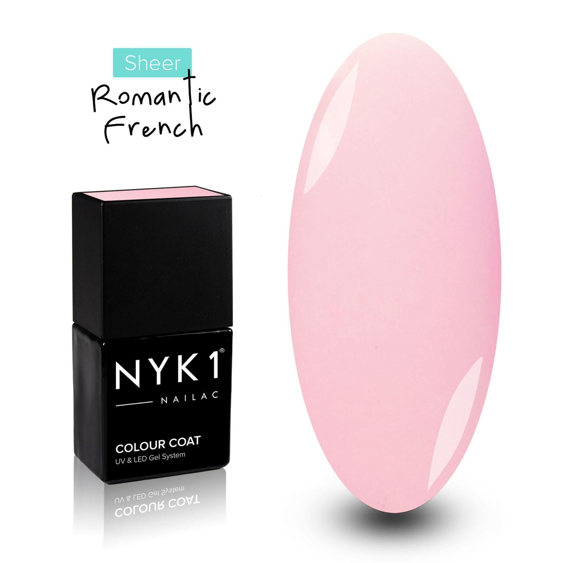 Nailac Pale Pink Gel Nail Polish Romantic French by NYK1