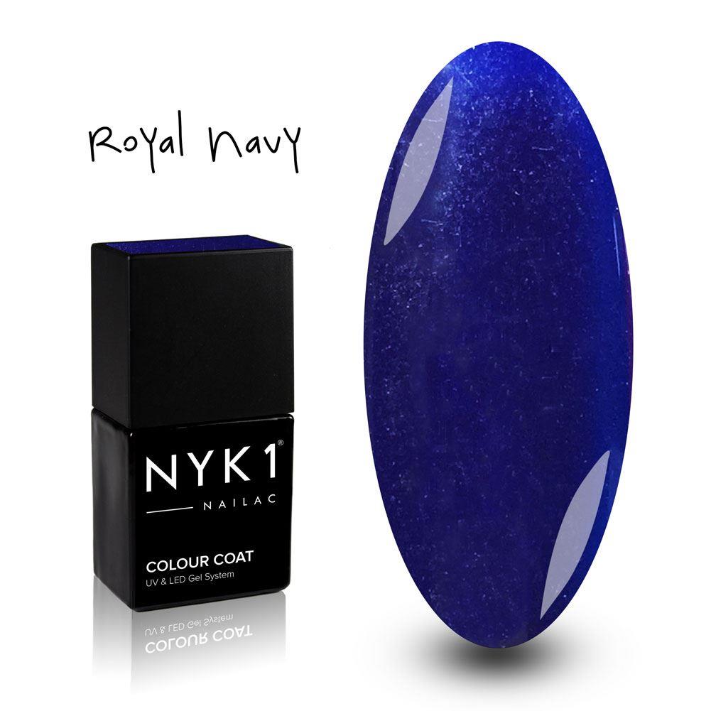 Nailac Royal Blue Sparkle Gel Polish for Nails