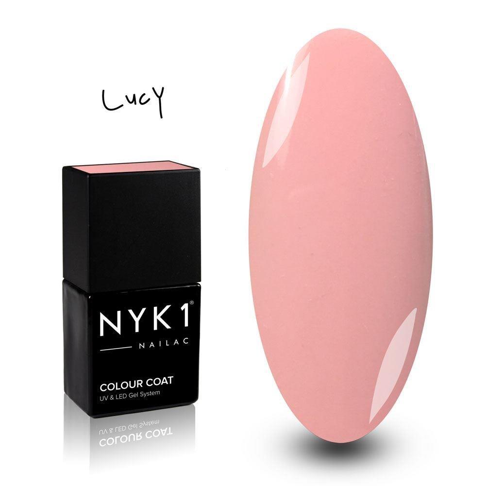 NYK1 Nailac Lucy Pale Pink French Gel Polish for Nails