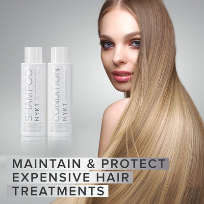 NYK1 Salt Free Sulphate Free Aftercare Shampoo Or Conditioner Keratin Colour