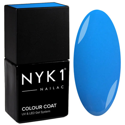 NYK1 Blue Gloss Soak off Gel Nail Polish