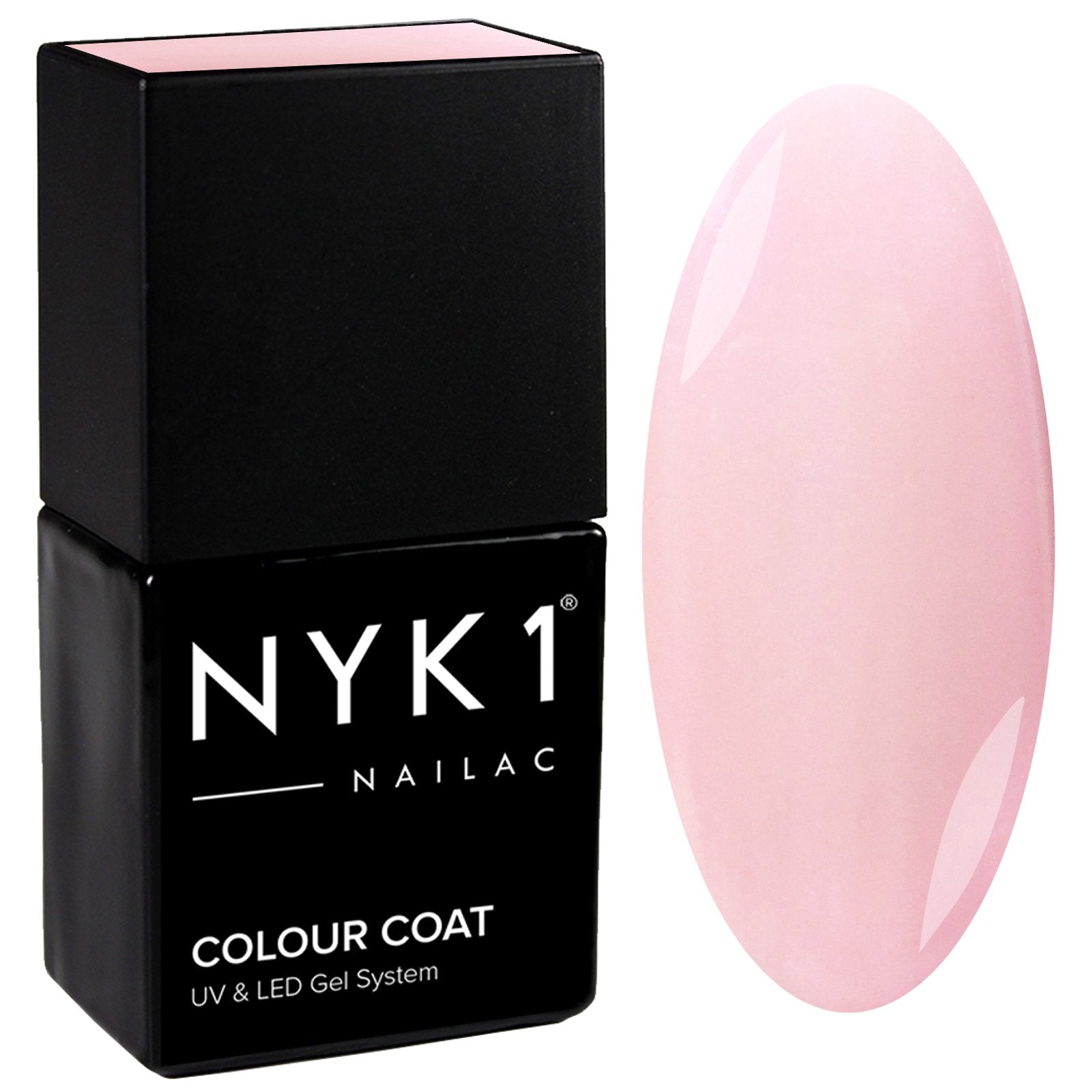 NYK1 Nailac French Pink Soft Colour Gel Nail Polish