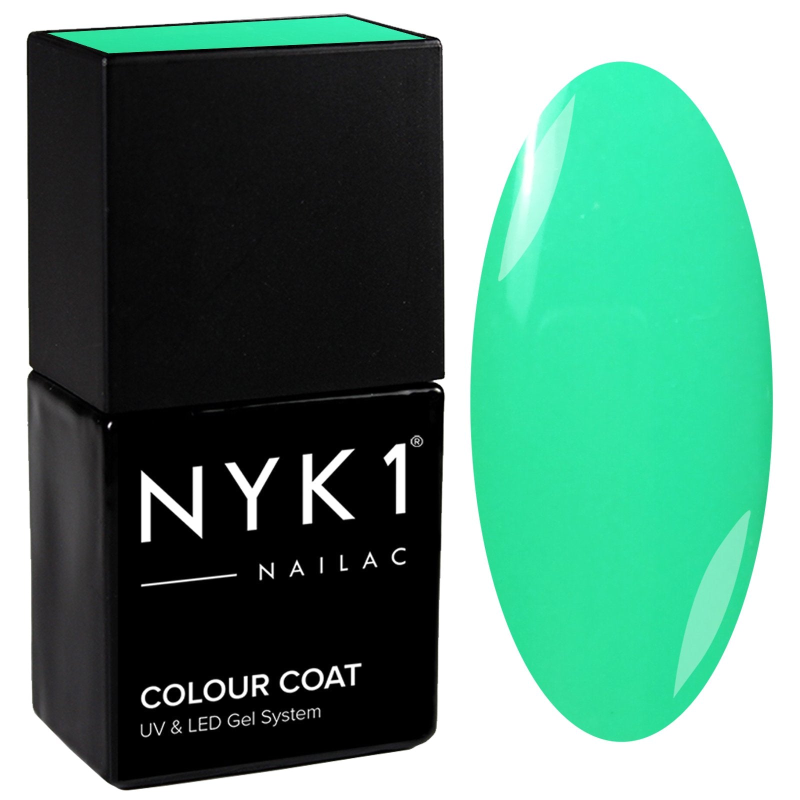 NYK1 Nailac Mint Sorbet Pastel Green Gel Nail Polish