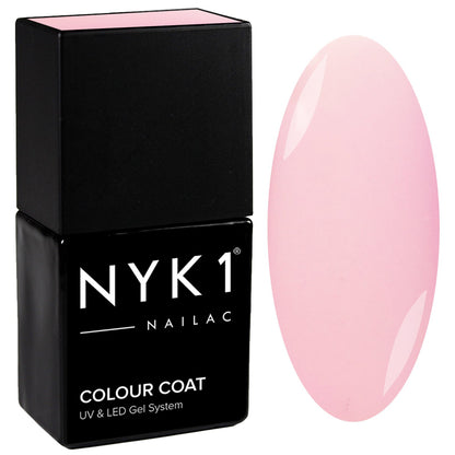 NYK1 Nailac Romantic French Pale Pink Gel Nail Polish