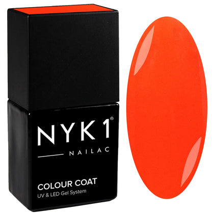 Neon Orange Gel Nail Polish - NYK1 