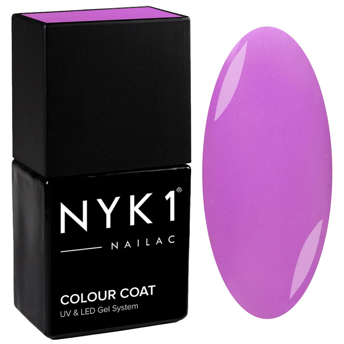 NYK1 Nailac Violetta Light Purple Gel Nail Polish
