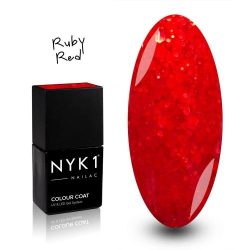 Nailac Ruby Red Gel Polish for Nails