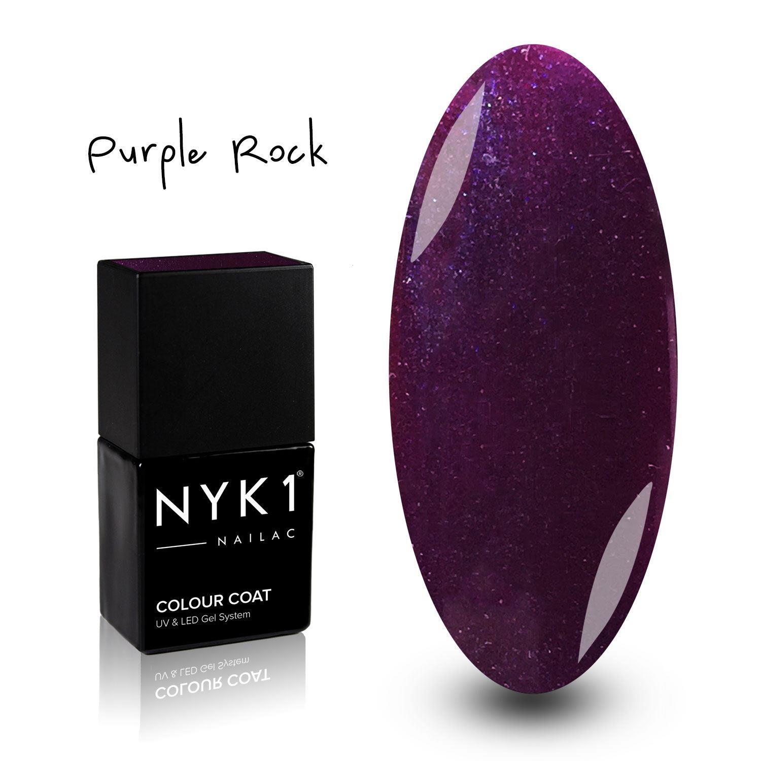 Nailac Purple Rock Gel Polish for Nails