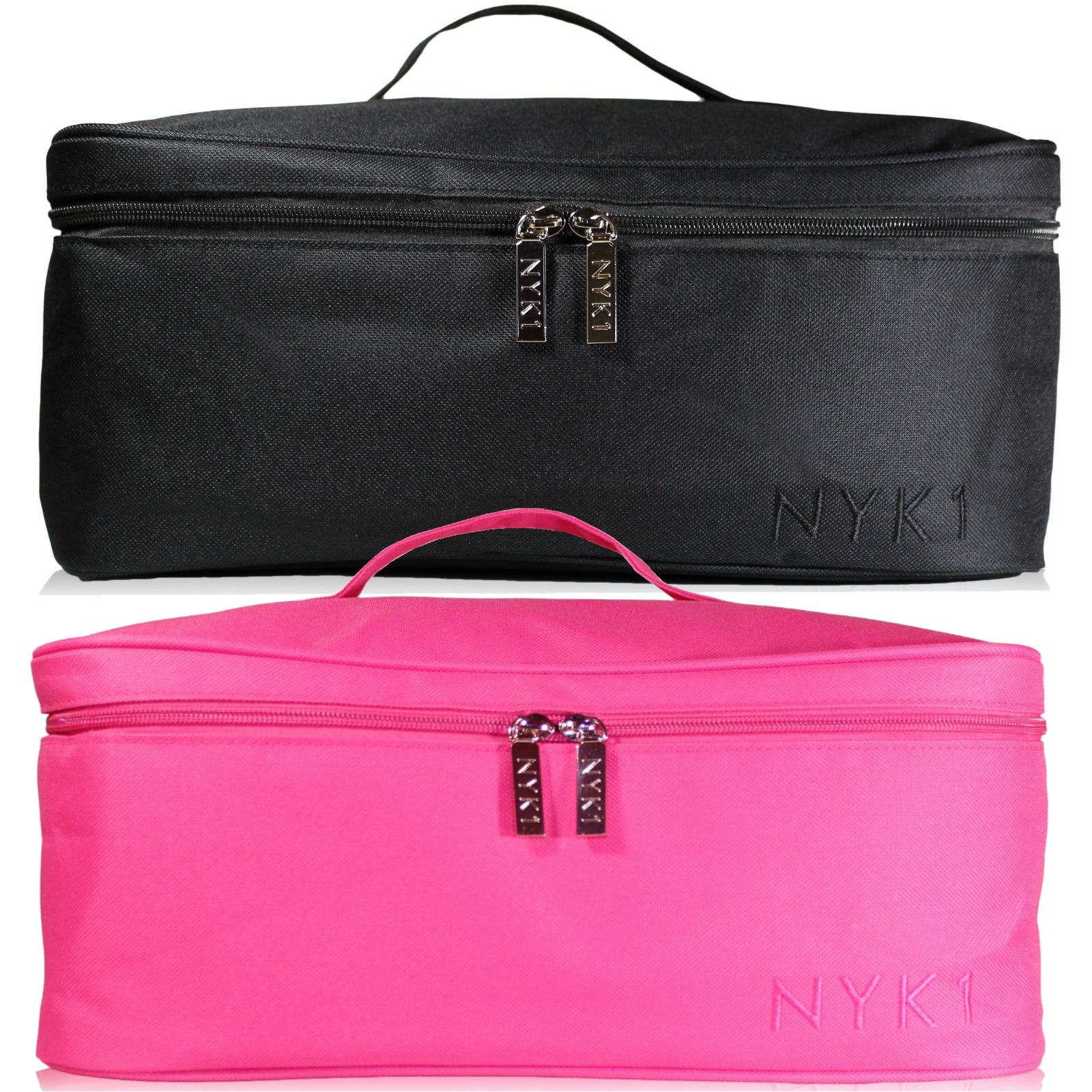 NYK1 Cosmetic Make Up Vanity Case Bag Pink or Black