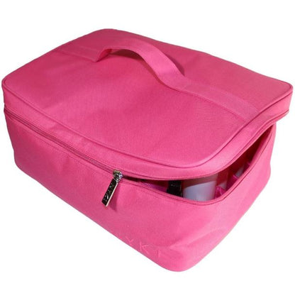 NYK1 Make Up Cosmetic Beauty Bag Vanity Organiser (Black / Pink)